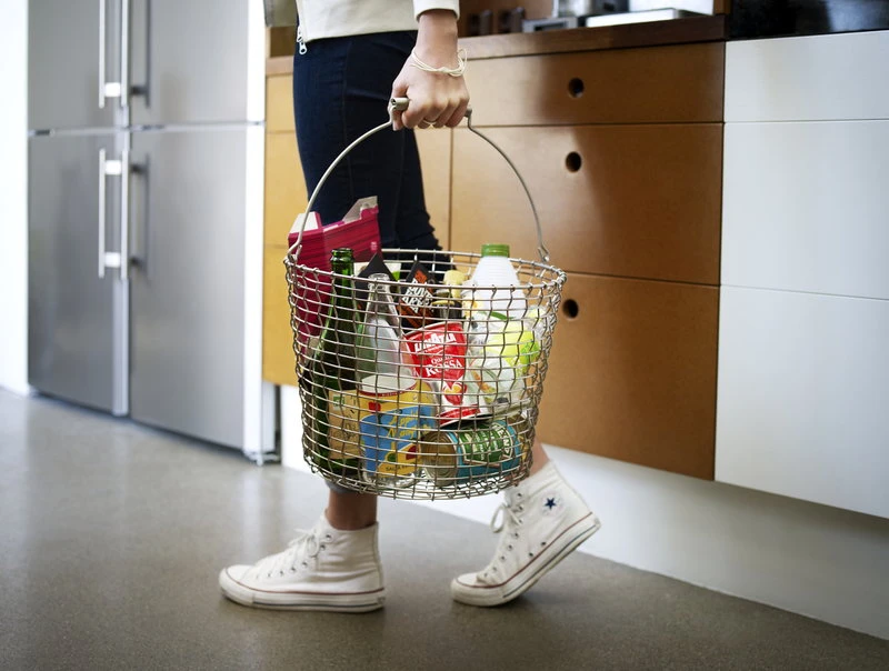 Korbo Bucket 24 Wire Basket, Galvanized - Image 2