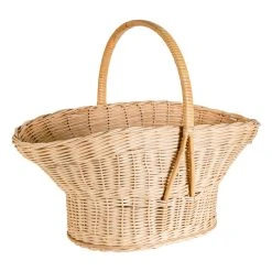 Lokal Helsinki Kori Basket, 45 X 25 Cm, Rattan