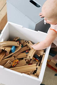 Nofred Cube Storage Box, White - Image 4