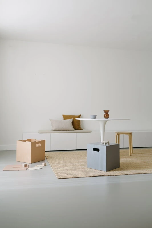 Nofred Cube Storage Box, Sand - Image 3