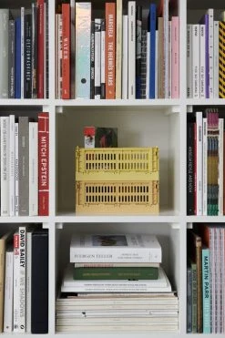 Hay Colour Crate, S, Recycled Plastic, Dusty Yellow 10 Hay Colour Crate, S, Recycled Plastic, Dusty Yellow -Vitra Shop HAY Colour Crate S dusty yellow golden yellow