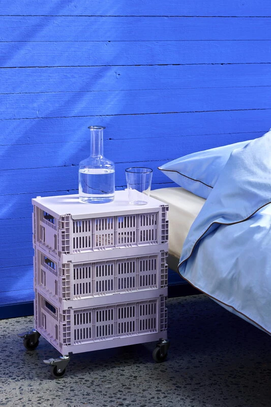 Hay Colour Crate, M, Recycled Plastic, Lavender - Image 2