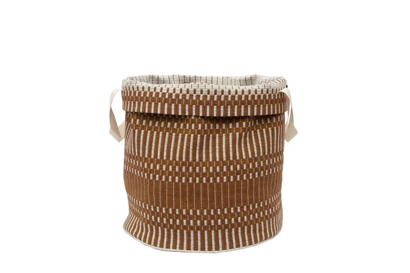 Johanna Gullichsen Helios Fabric Basket M, Brick 4 Johanna Gullichsen Helios Fabric Basket M, Brick - Image 2