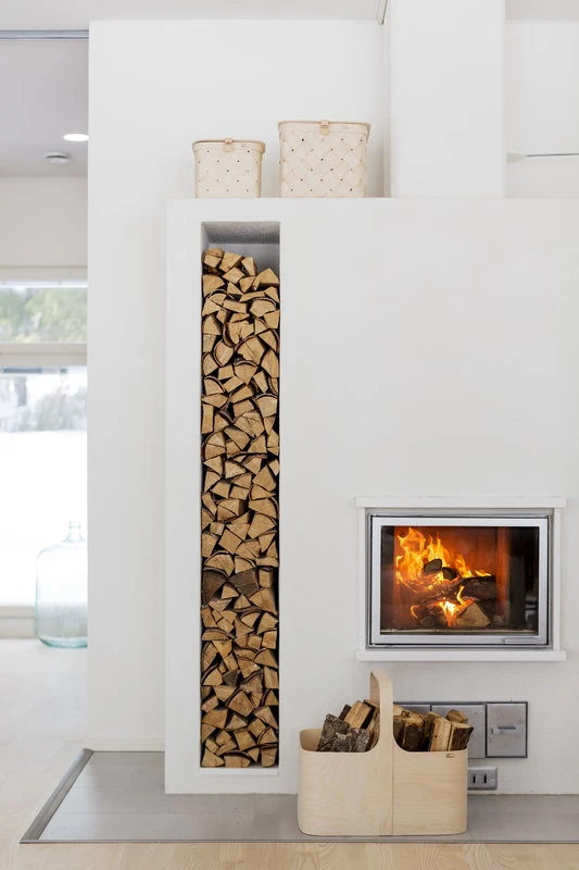 Verso Design Lastu Birch Basket With Lid, S - Image 4