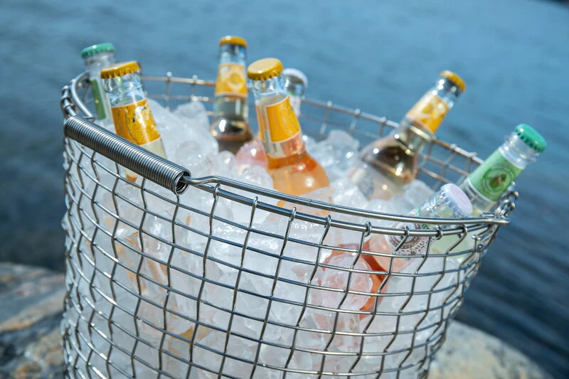 Korbo Bucket 24 Wire Basket, Galvanized - Image 3