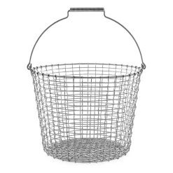 Korbo Bucket 24 Wire Basket, Acid Proof Stainless Steel
