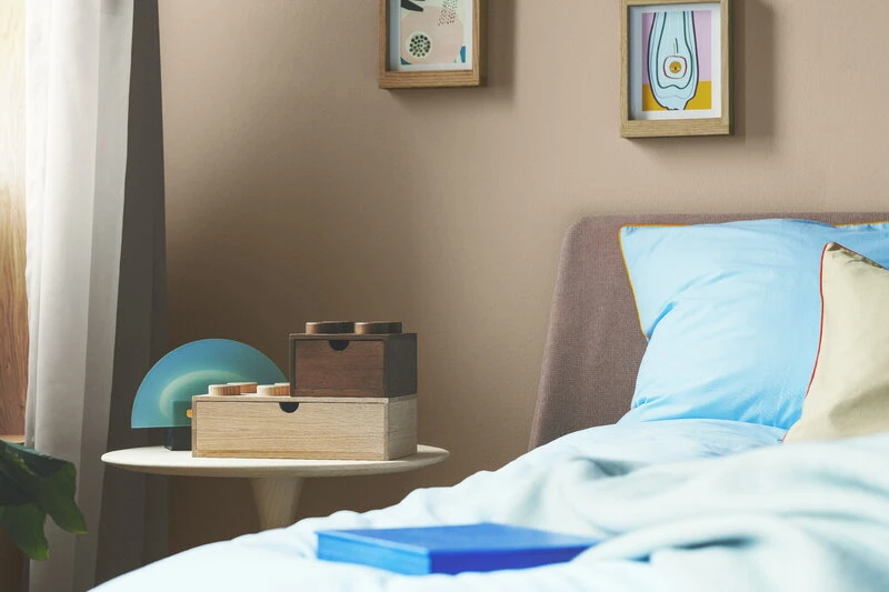 Room Copenhagen Lego Wooden Desk Drawer 8, Soaped Oak - Image 5