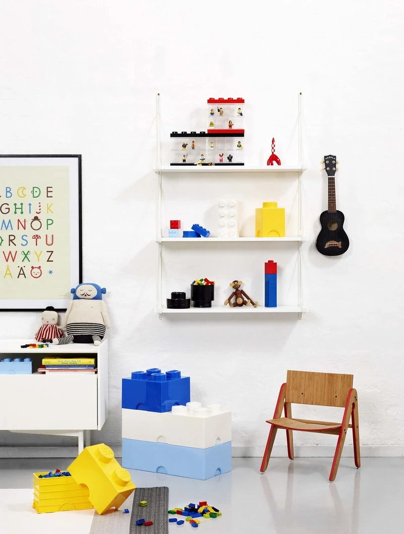 Room Copenhagen Lego Storage Brick 1, Round, White 4 Room Copenhagen Lego Storage Brick 1, Round, White - Image 2