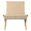 Carl Hansen & Søn MG501 Cuba Lounge Chair, Oiled Oak - Natural Cord