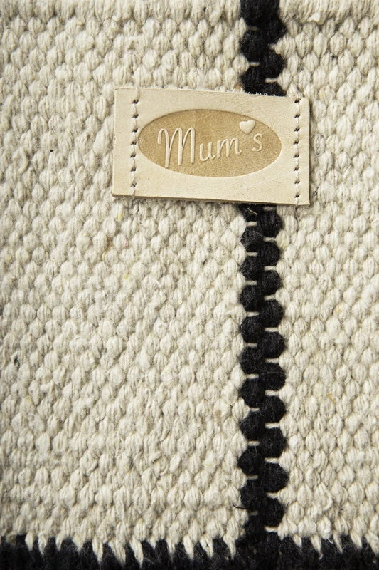 MUM's Big Mama Fabric Basket, White - Image 3