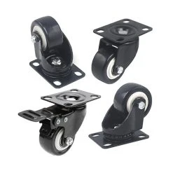 Nofred Cube Wheels For Storage Box, Set Of 4, Black