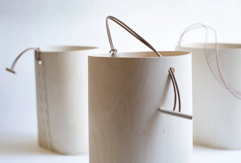 Tuulia Penttilä Round Basket, S, Short Straps - Image 4