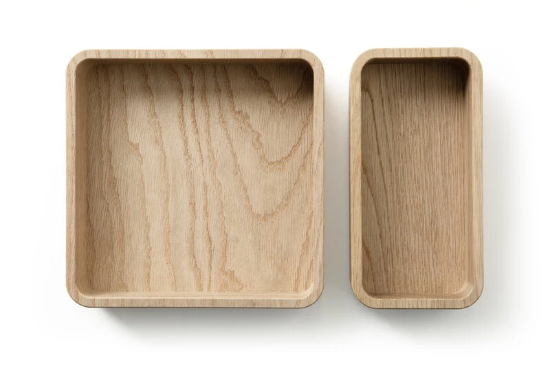 Wooden Offcuts Box Set, Oiled Oak 4 Wooden Offcuts Box Set, Oiled Oak - Image 2