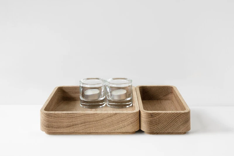 Wooden Offcuts Box Set, Oiled Oak 5 Wooden Offcuts Box Set, Oiled Oak - Image 3