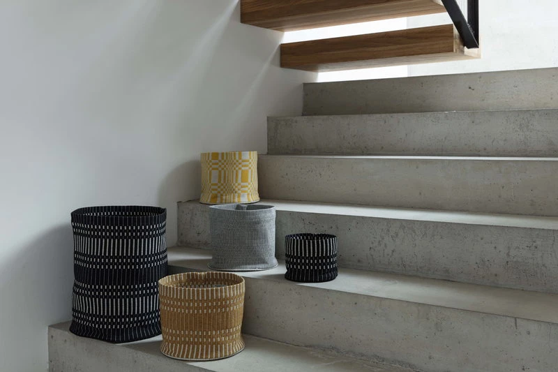 Johanna Gullichsen Helios Fabric Basket XS, Black 5 Johanna Gullichsen Helios Fabric Basket XS, Black - Image 3
