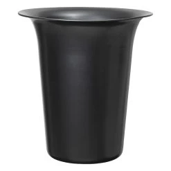 Ferm LIVING Spun Alu Basket, High, Black Aluminium