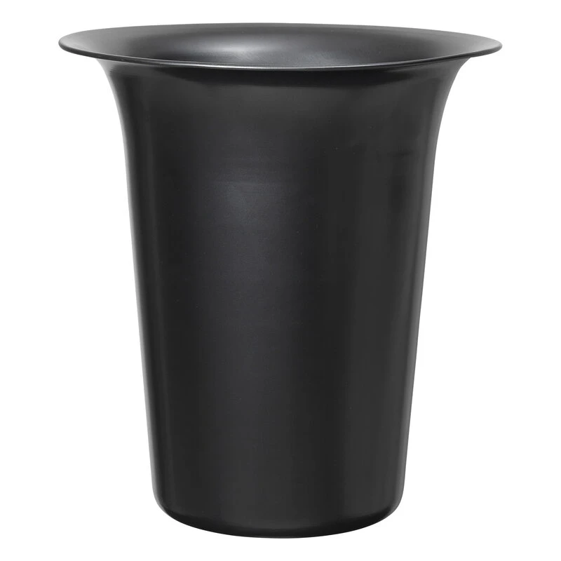 Ferm LIVING Spun Alu Basket, High, Black Aluminium 3 Ferm LIVING Spun Alu Basket, High, Black Aluminium