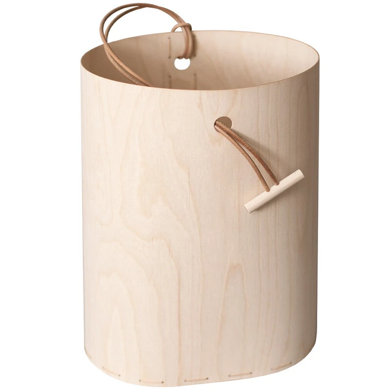 Tuulia Penttilä Round Basket, S, Long Straps 3 Tuulia Penttilä Round Basket, S, Long Straps