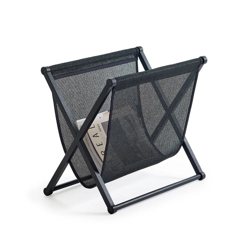 Woodnotes Magazine Rack, Black Oak - Black - Image 2